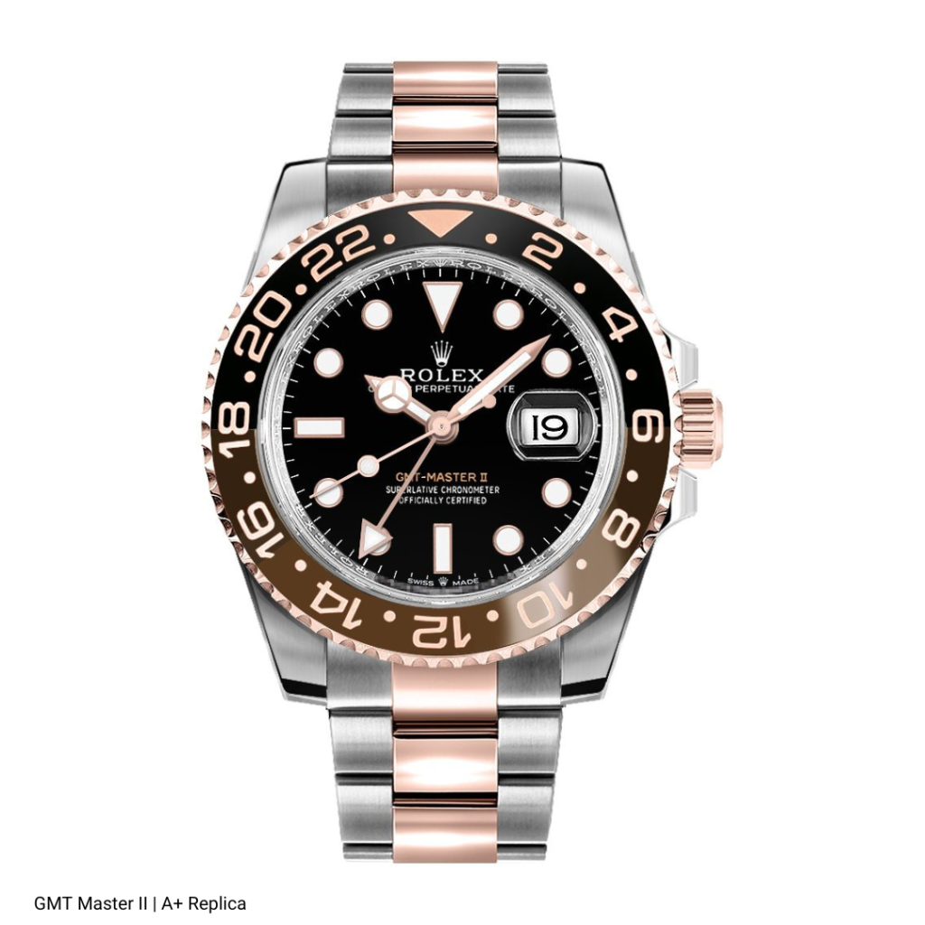 Coveted Rolex GMT-Master II Luxury Men's Watch in 'Root Beer' Finish