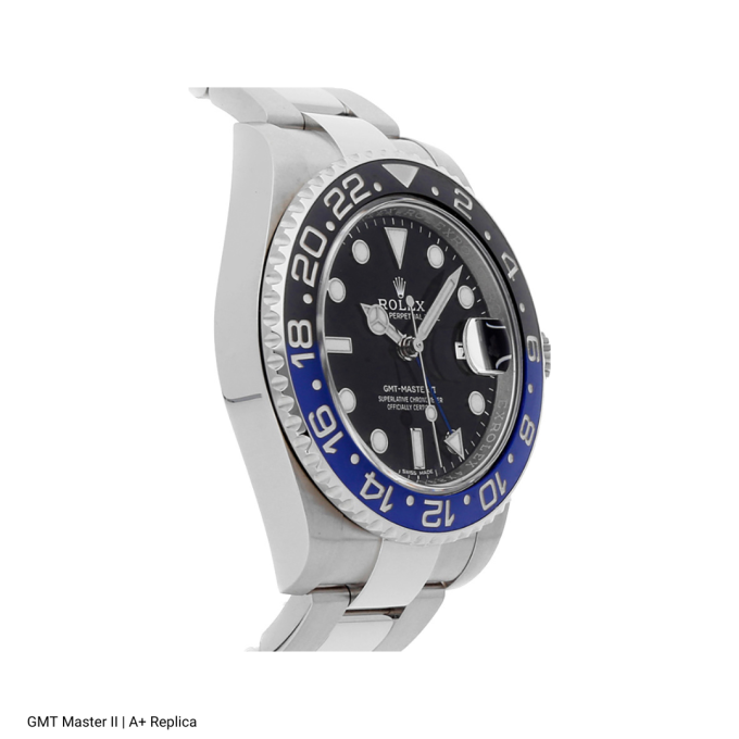 Men's Luxury Rolex GMT-Master II 'Batman' Oyster Professional Watch - Model 116710BLNR-0002