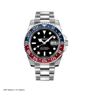 Prestigious Men's Luxury Timepiece: Rolex GMT Master II in Pepsi Configuration